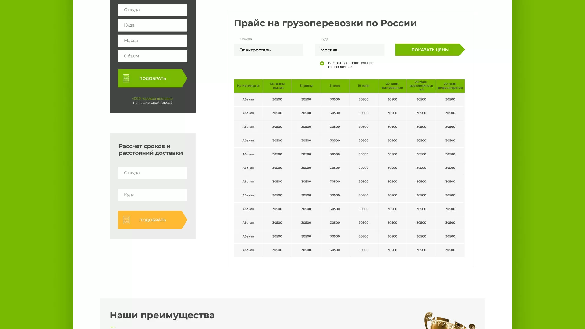 Разработка логотипа и сайта компании «Инком-Логистика» в Соколе