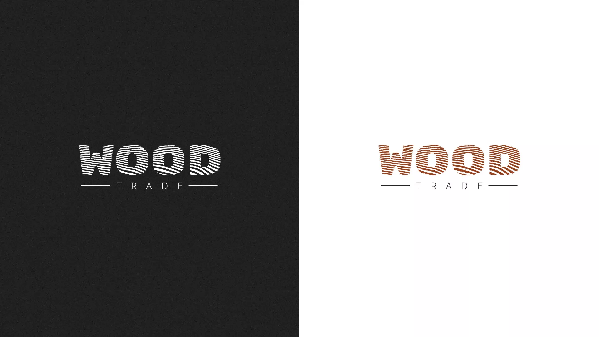 Разработка логотипа для компании «Wood Trade» в Соколе